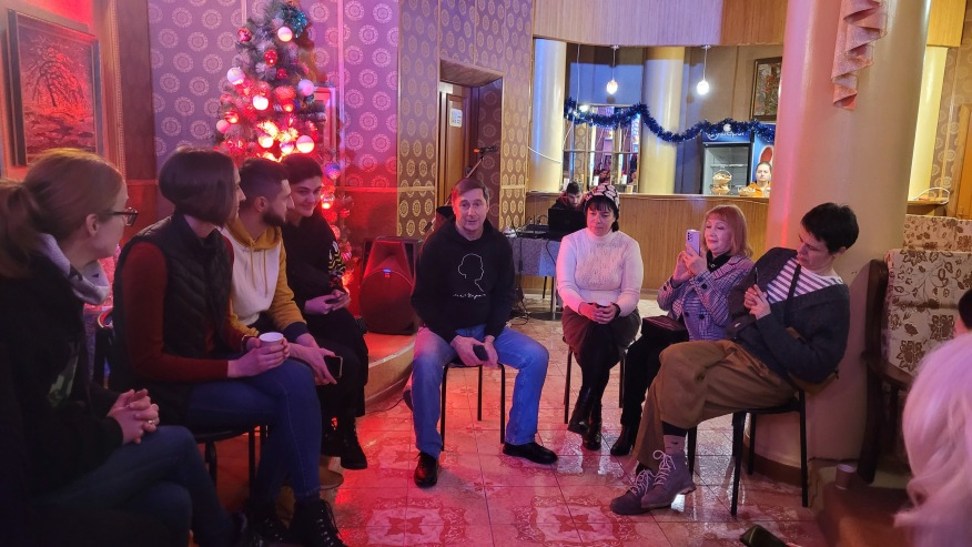 Зустріч Українського ПЕН з діячами та діячками культури в театрі Куліша